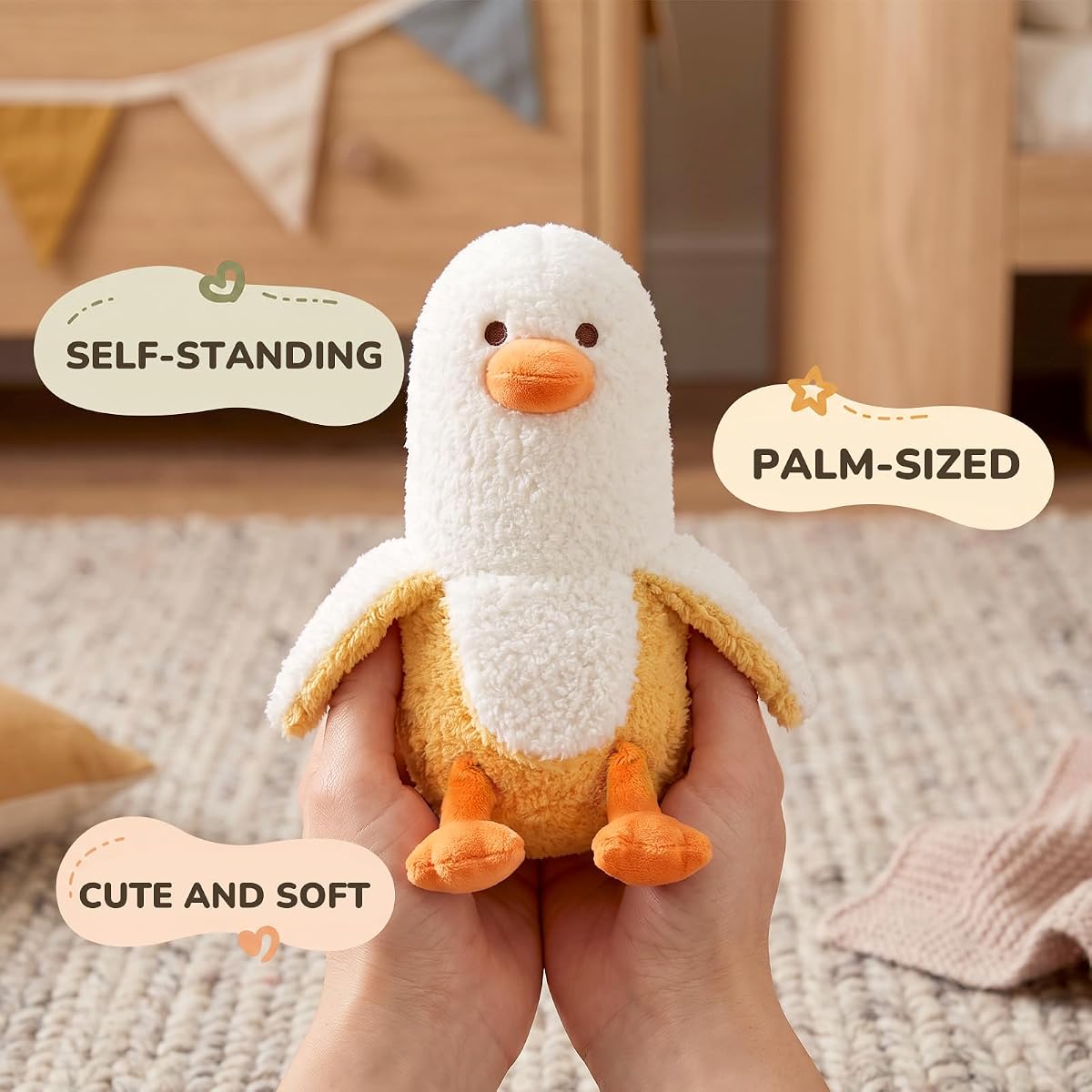 Banana Duck Plush — 7" — view 3