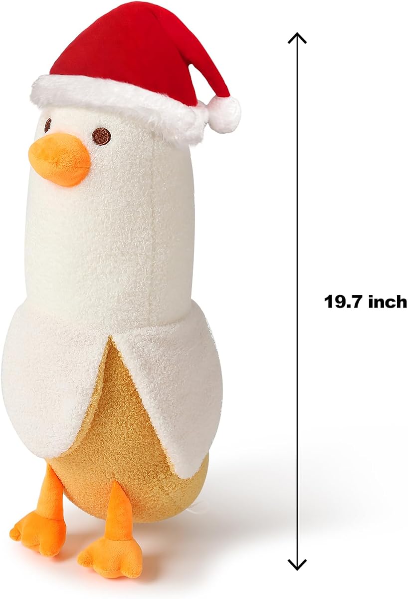 Banana Duck Plush Pillow Christmas Toys — 19.7" — view 3