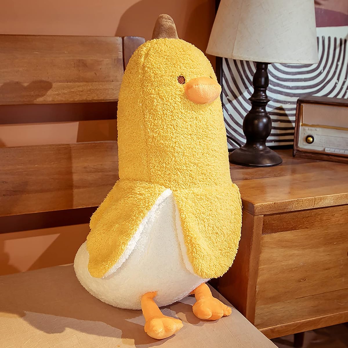 Banana Duck Hugging Plush Pillow Duck — Yellow 19.7" — view 5