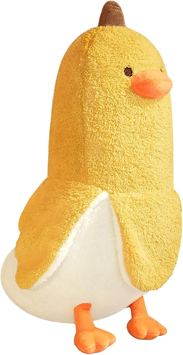 Banana Duck Hugging Plush Pillow Duck — Yellow 35.4" — view 2