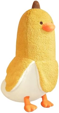 Banana Duck Hugging Plush Pillow Duck — Yellow 35.4"