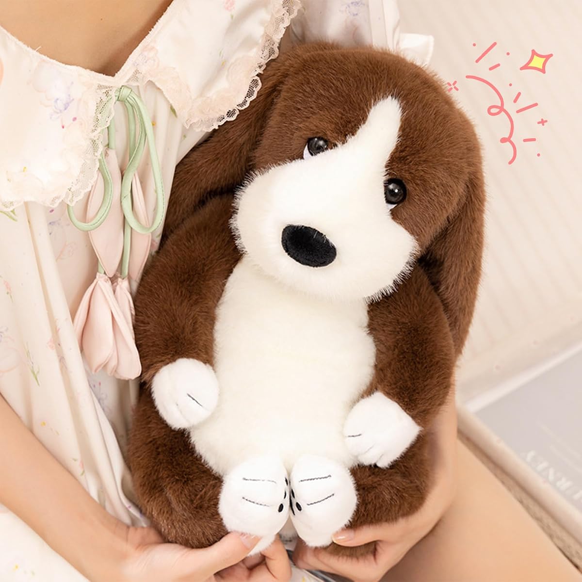 Basset Hound Dog Puppy Plush — 14" — view 3