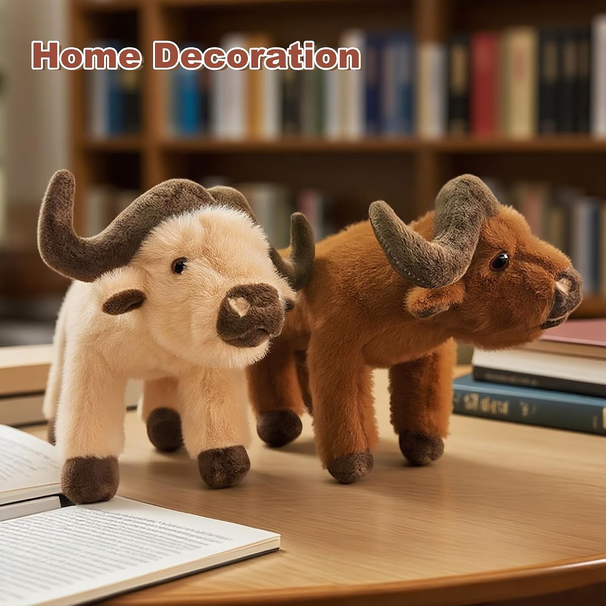 Bison Buffalo Plush Toys — 9.8" — view 4