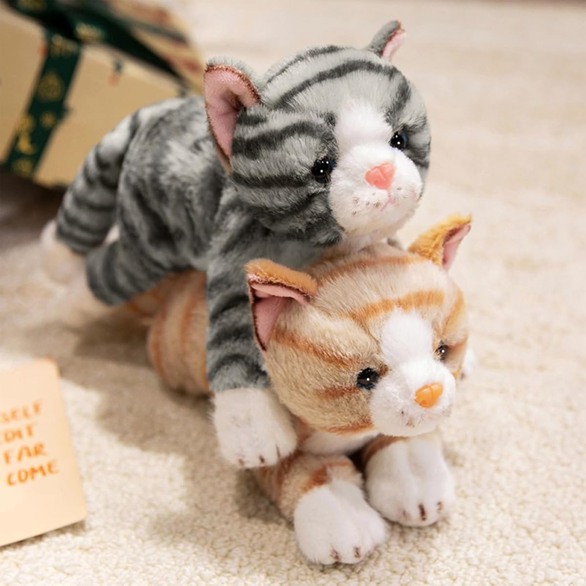 Striped Cat Realistic Kitten — 9.8" — view 5