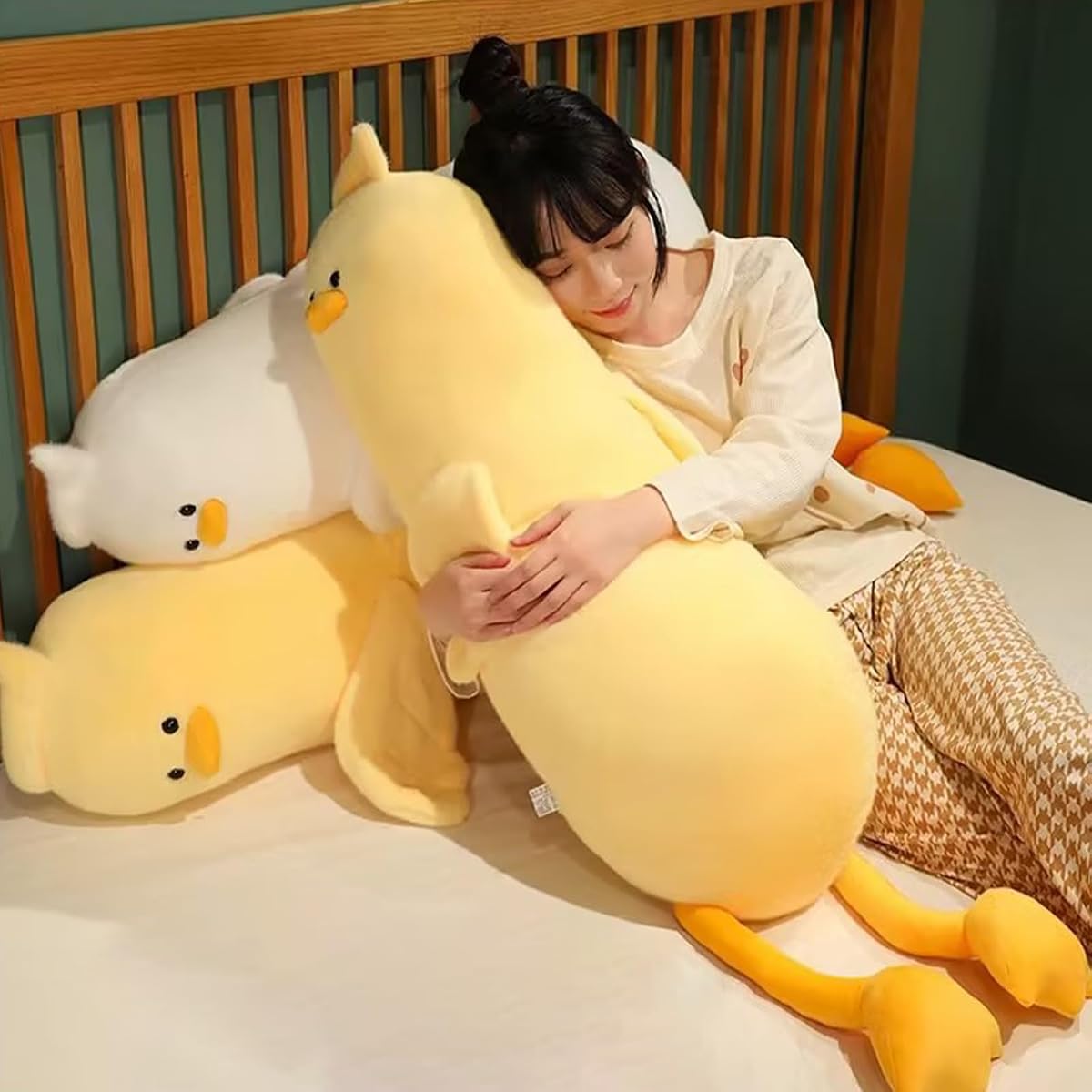 Long Duck Plush Pillow Duck — 32.2" — view 4