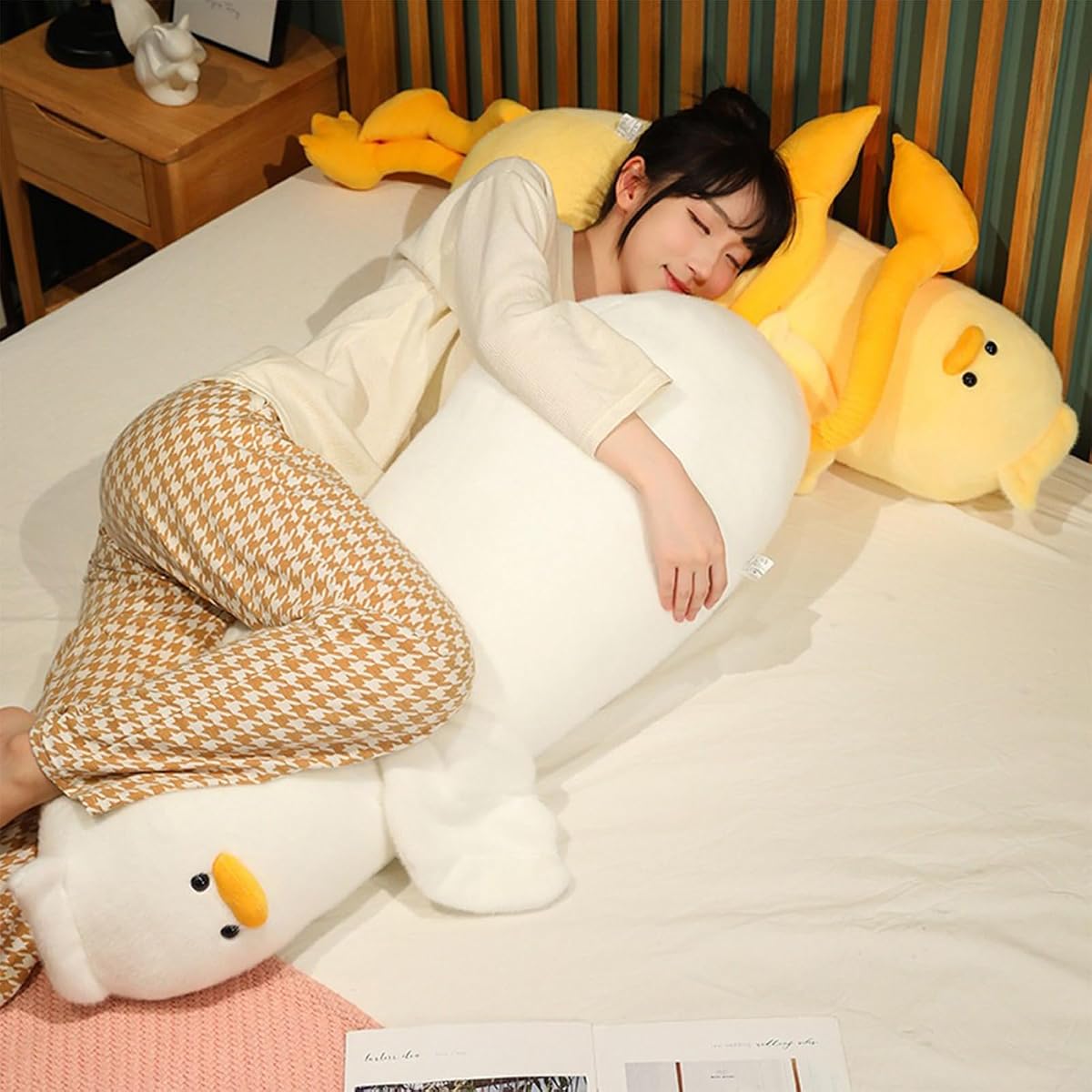 Long Duck Plush Pillow Duck — 43.3" — view 5