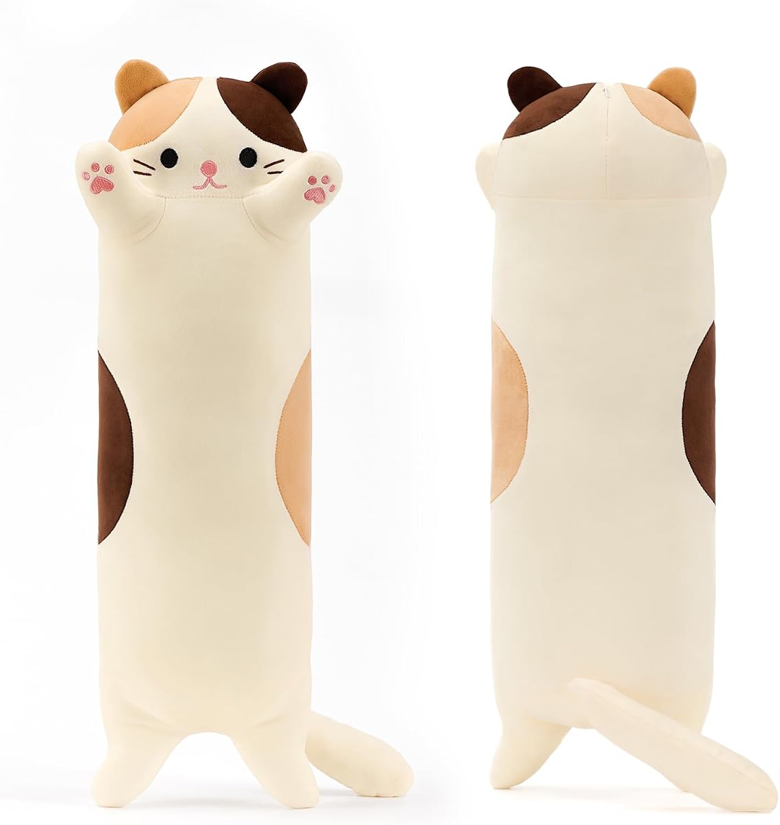 Long Cat Plush Pillow Kitten — 27.5" — view 2