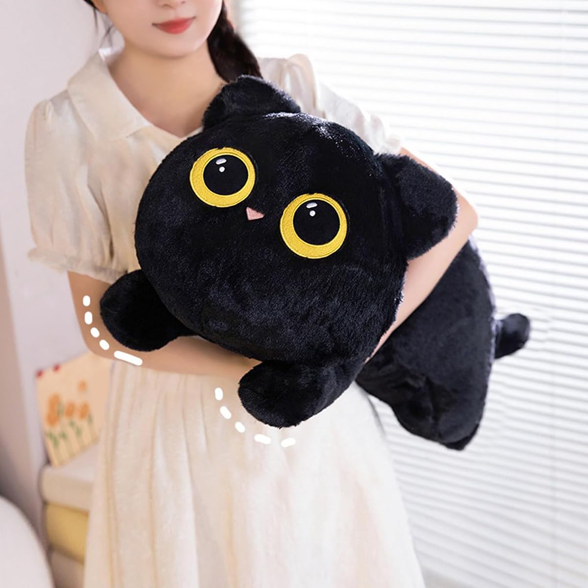 Long Cat Plush Pillow Kitten — 27.5" — view 4