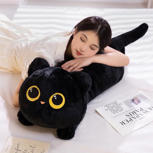 Long Cat Plush Pillow Kitten — 35.4"