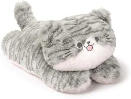 Long Cat Plush Pillow Kitten Toys — 17.7"