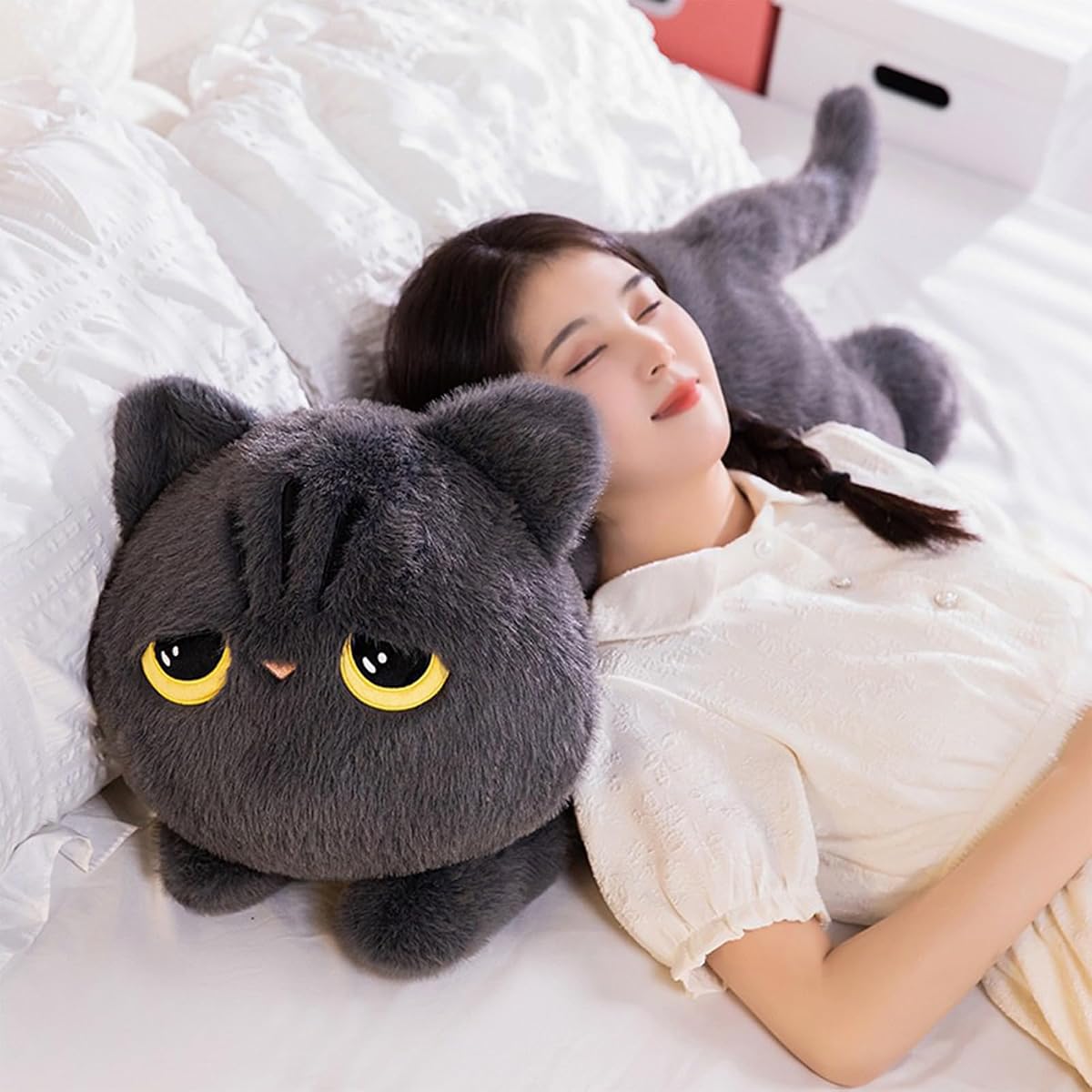 Long Cat Plush Pillow Kitten — 35.4" — view 2